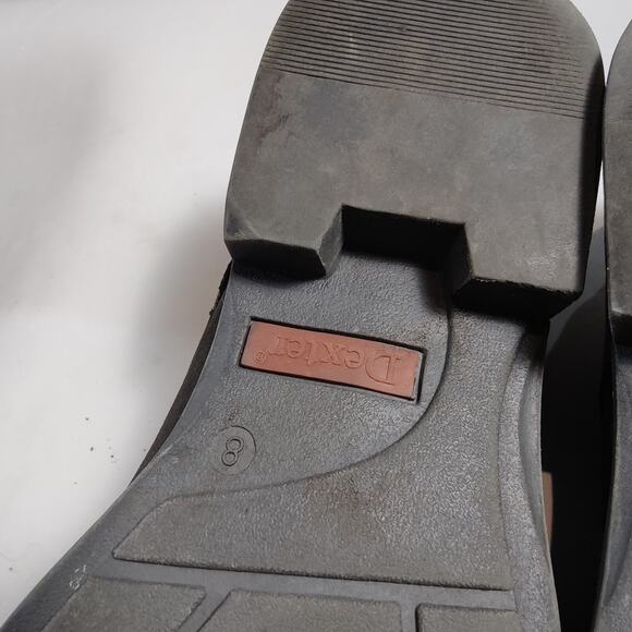 Dexter Comfort Men's Sz 8 Grey Suede Oxford Lace Up Shoes Office Dressy - Picture 9 of 9